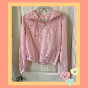 size m series 8 light pink windbreaker !